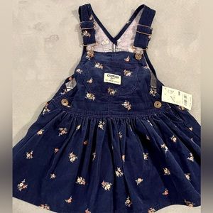 NEW! OshKosh Navy Corduroy Dress - Size 18m